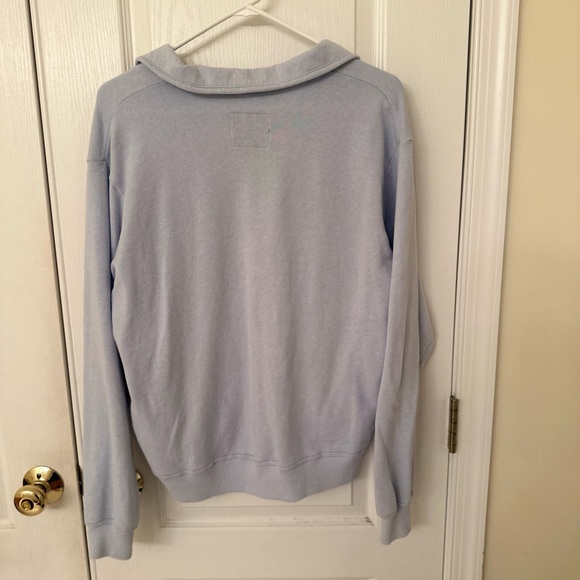 Vintage Hollister baby blue half zip size small - Picture 7 of 7